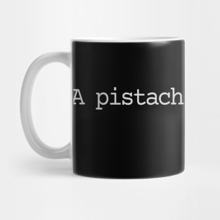 A pistachio eclair. Mug